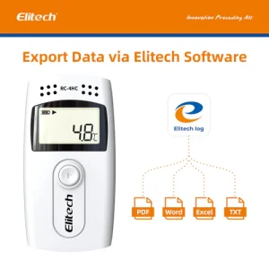 Máy ghi dữ liệu nhiệt độ và độ ẩm Elitech RC-4HC (USB)