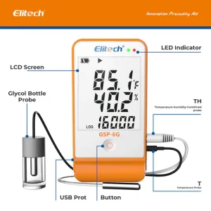 Nhiệt ẩm kế tự ghi Elitech GSP-6G